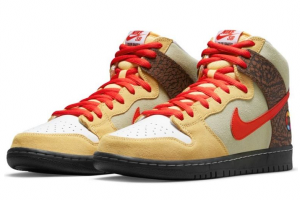 Color Skates x Nike SB Dunk High 'Kebab and Destroy' - Limited Edition