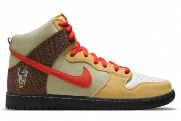 Color Skates x Nike SB Dunk High 'Kebab and Destroy' - Limited Edition