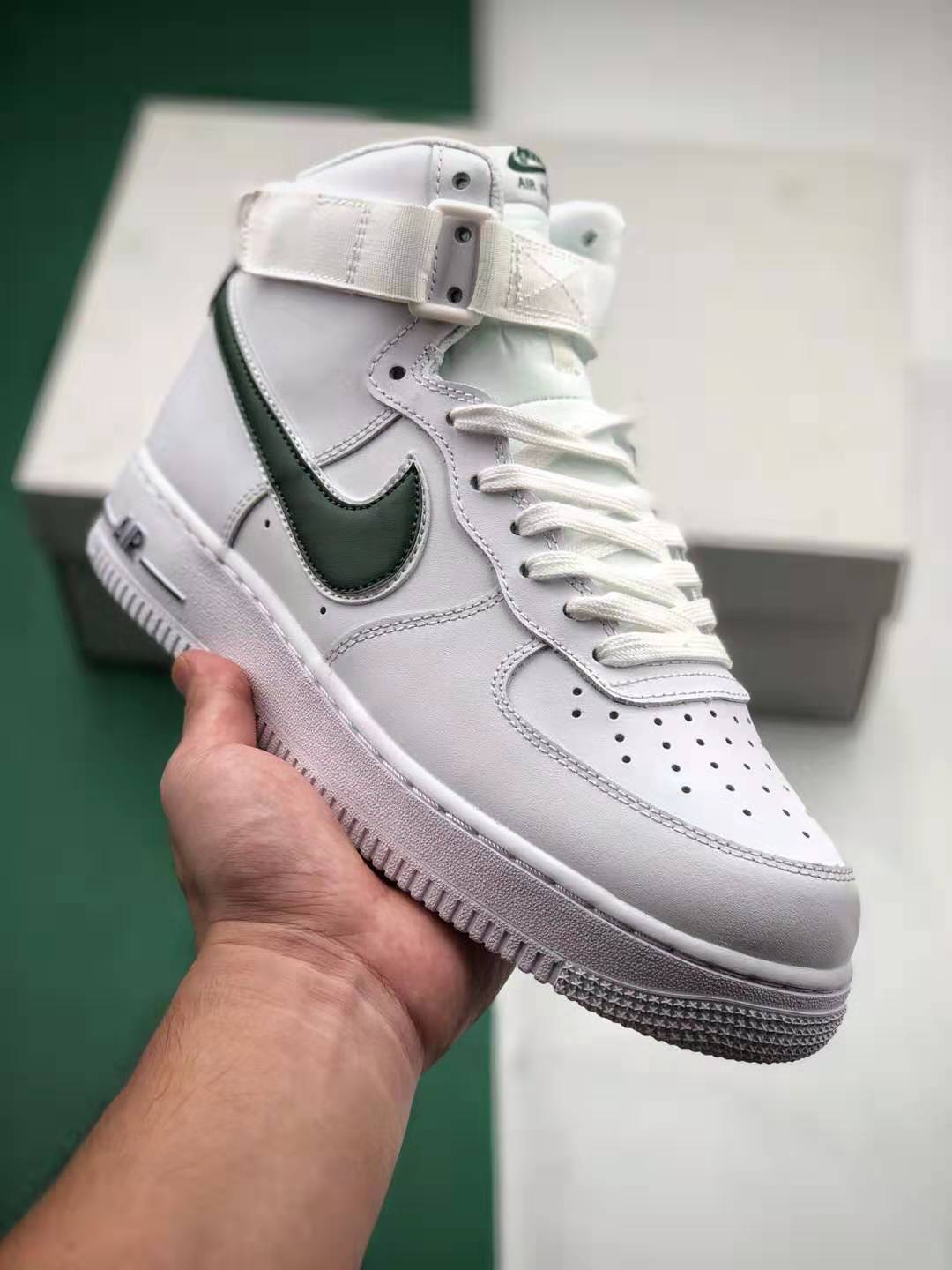 Nike Air Force 1 High 07 LV8 3 White Green AT4141-104 - Buy Now!