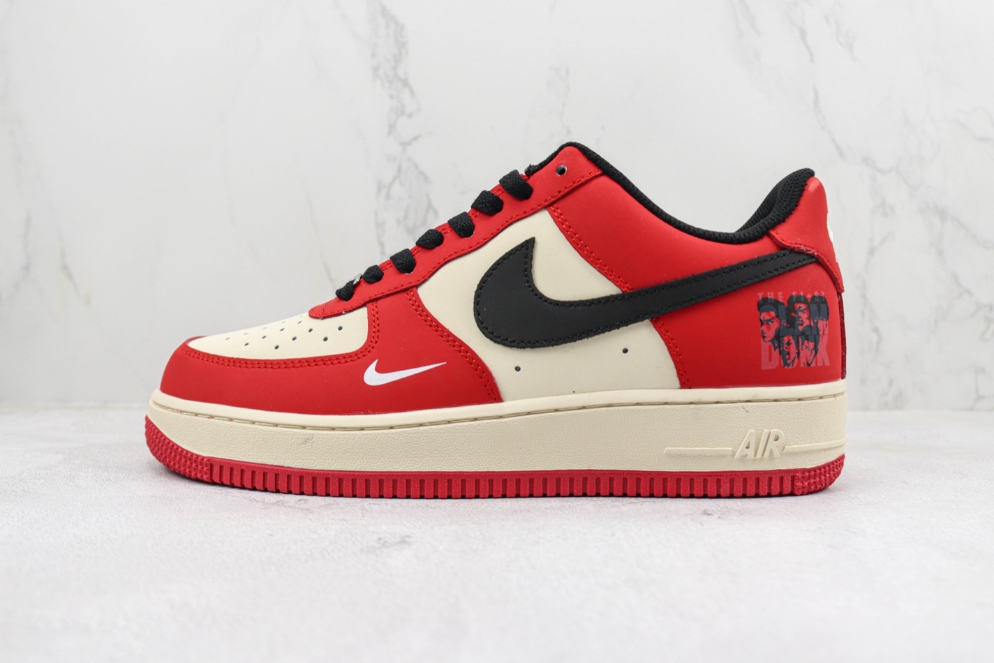 Nike Air Force 1 07 Low Red Black White BS9055-718 - Stylish Sneakers for Ultimate Comfort