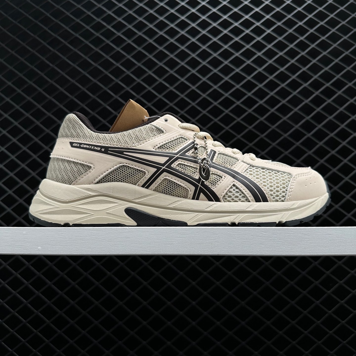 Asics Gel-Contend 4 'Creamwhite Black' T8D9Q-112 - Premium Performance Trainers for Men