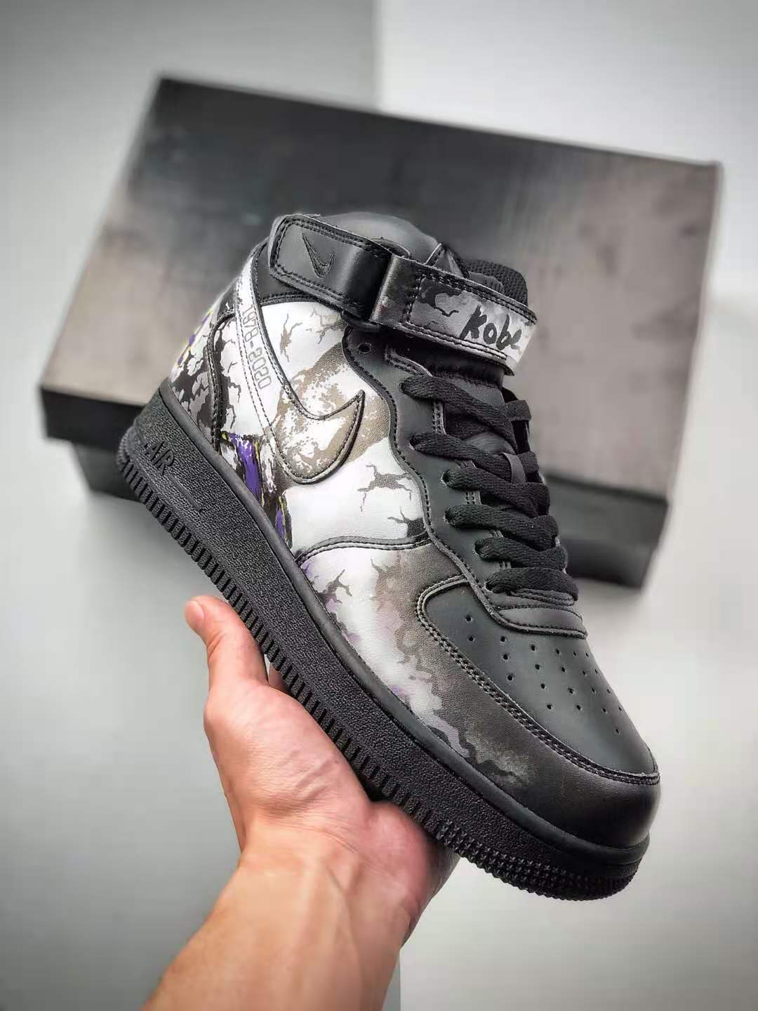 Nike Air Force 1 High 'Kobe' AQ8021-002 - Iconic Kobe Bryant Tribute Sneakers