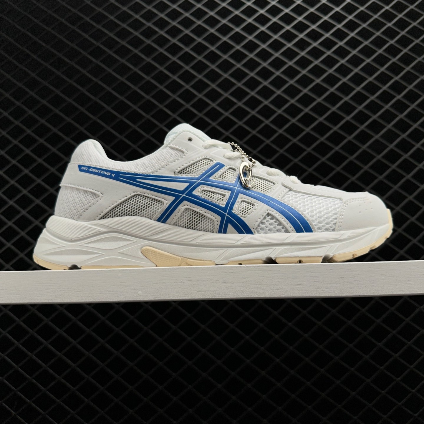 Asics Gel-Contend 4 White Blue Yellow - Stylish & Comfortable Athletic Shoes