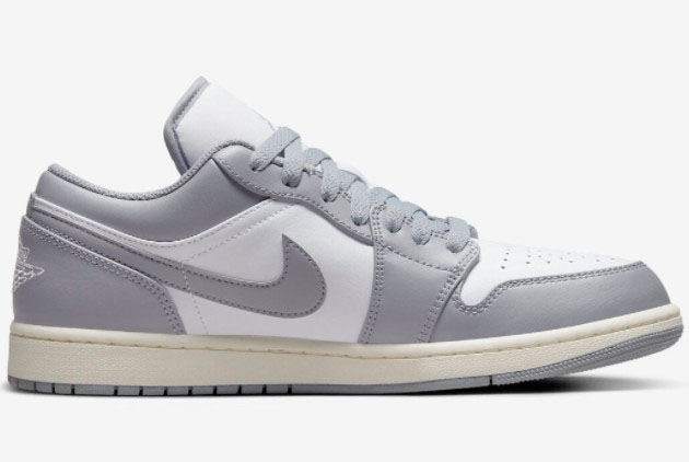Air Jordan 1 Low 'Vintage Grey' 553558-053 - Classic Retro Style for Sneaker Enthusiasts