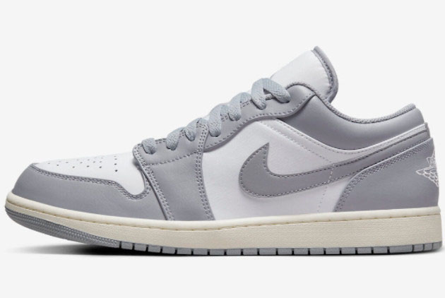 Air Jordan 1 Low 'Vintage Grey' 553558-053 - Classic Retro Style for Sneaker Enthusiasts
