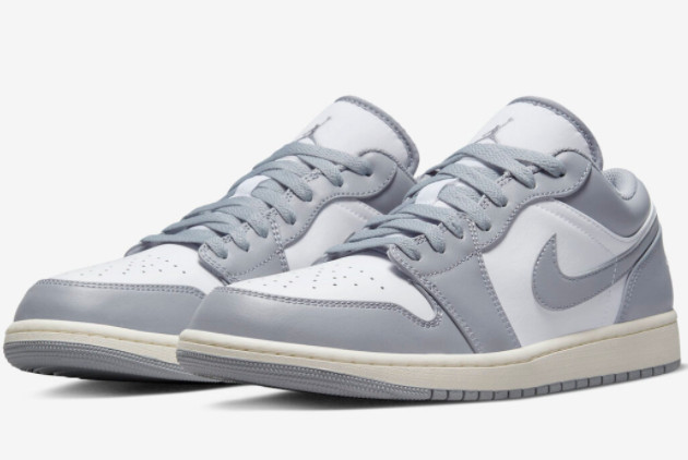 Air Jordan 1 Low 'Vintage Grey' 553558-053 - Classic Retro Style for Sneaker Enthusiasts