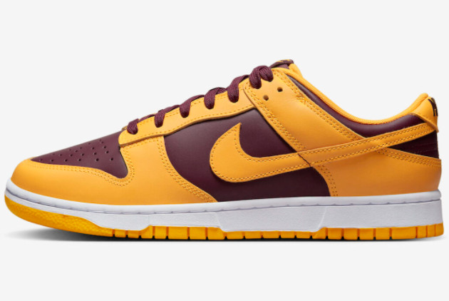 Nike Dunk Low 'Arizona State' Burgundy/Yellow DD1391-702 - Shop Now