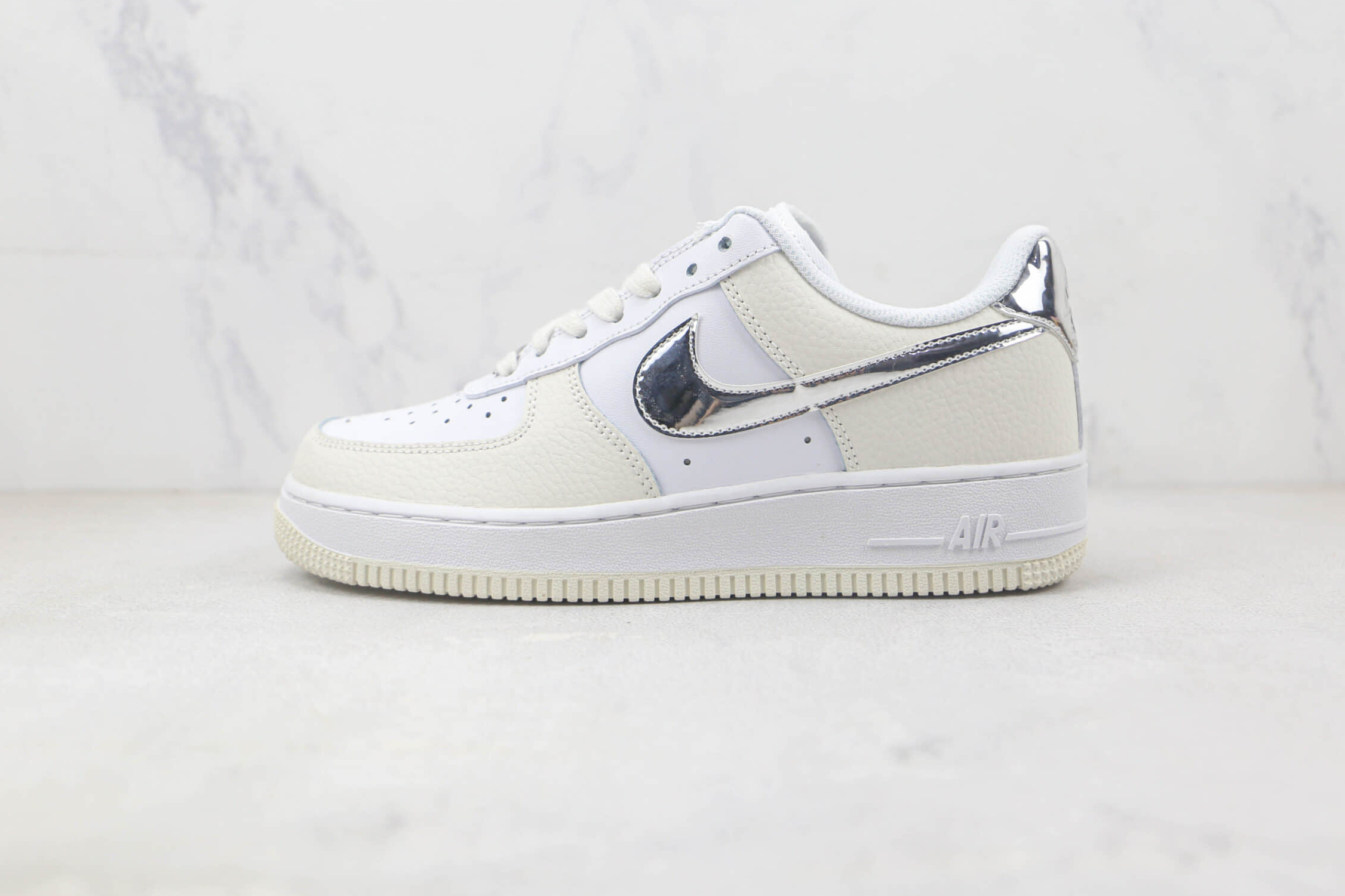 Nike Air Force 1 07 Low Cream White Sliver DM6020-336 | Classic Sneaker Design | Shop Now