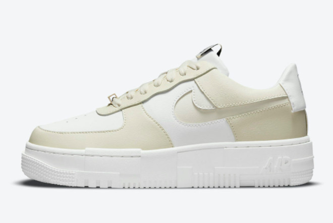 Nike Air Force 1 Pixel 'Cashmere' Cashmere/Black-Sail-White CK6649-702 - Stylish and Comfy Women's Sneakers