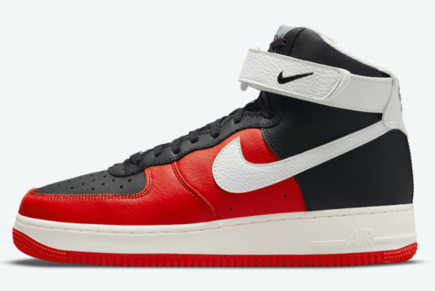 NBA x Nike Air Force 1 High '75th Anniversary' Black/Chile Red - Limited Edition