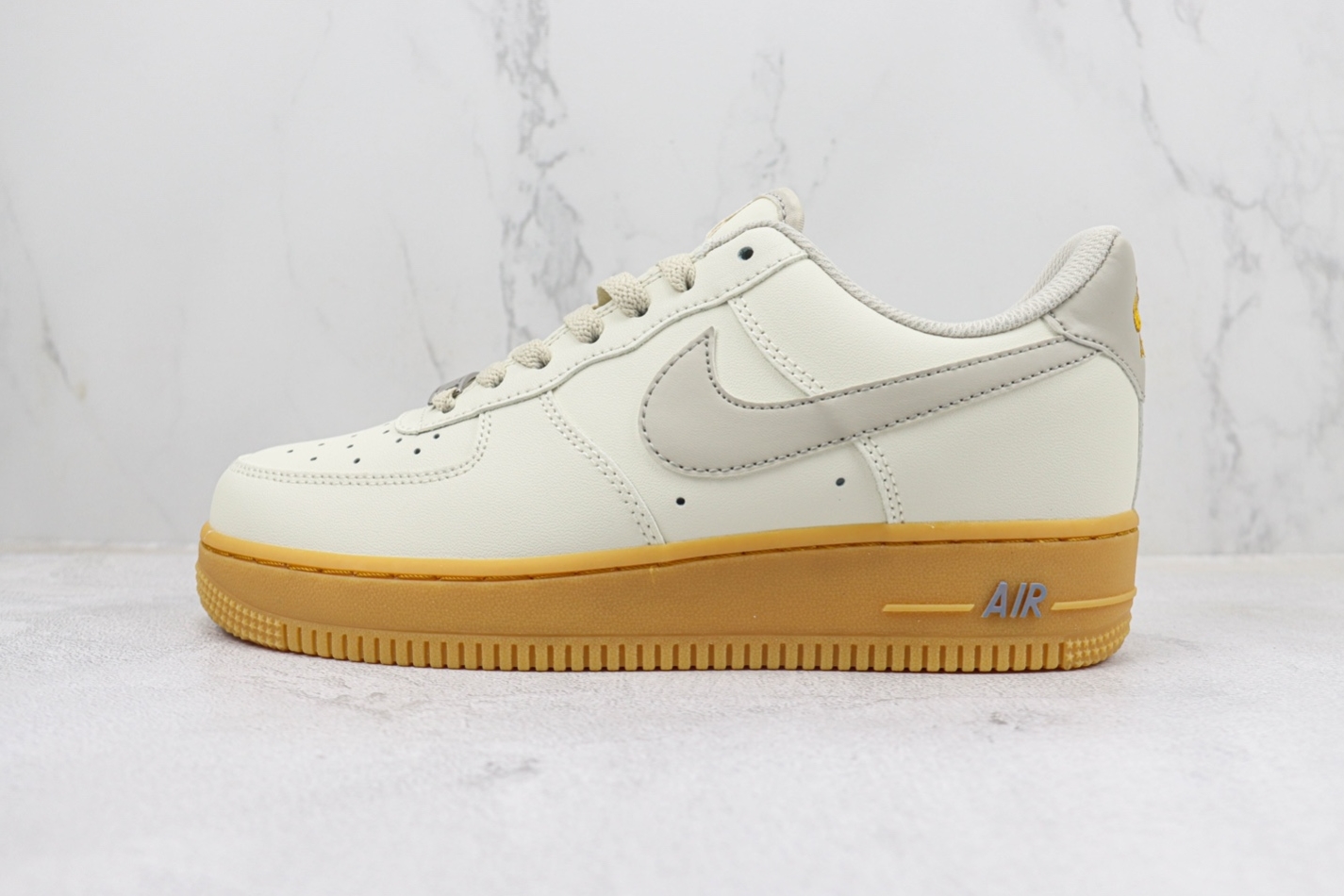Nike Air Force 1 07 Low Light Grey Gum Gold XC2351-066 - Iconic Style and Supreme Comfort