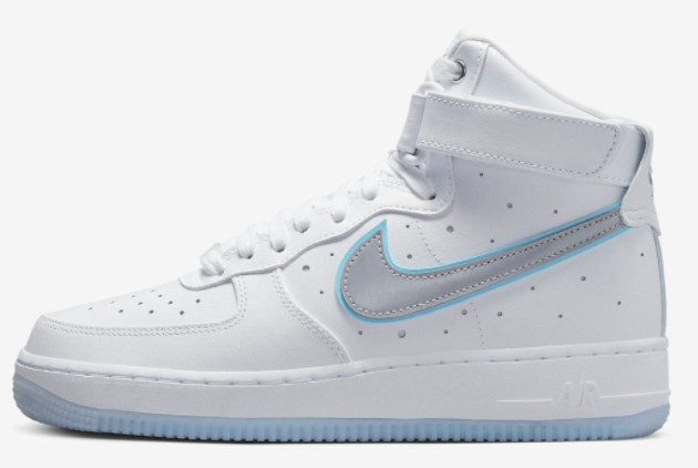 Nike Air Force 1 High 'Dare To Fly' White/Metallic Silver - FB1865-101