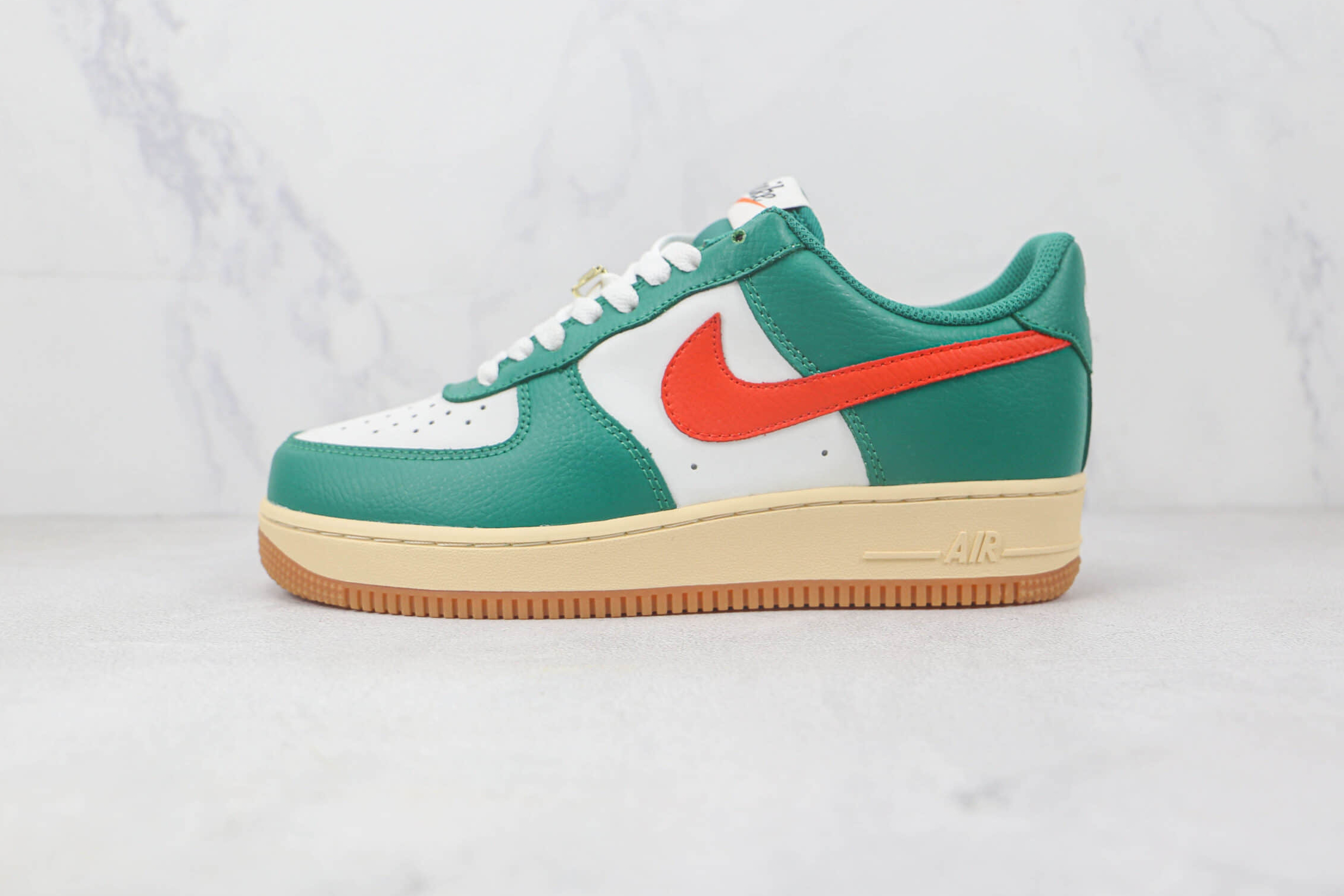 Nike Air Force 1 07 Low Dark Green Brown Orange CJ9179-201 - Trendy Footwear for Style-Conscious Individuals