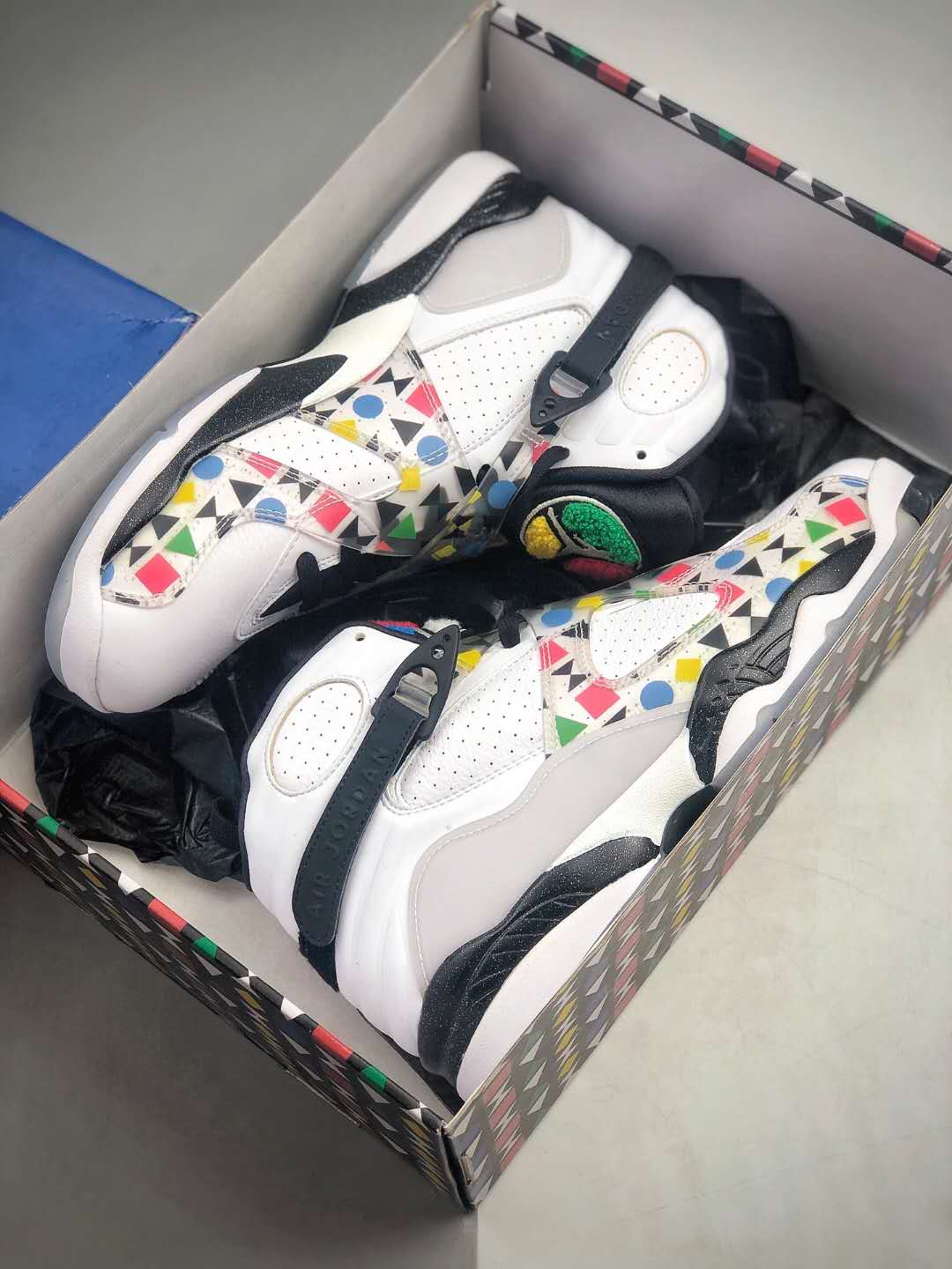 Air Jordan 8 Retro 'Quai 54' CJ9218-100: Exclusive Basketball Sneakers