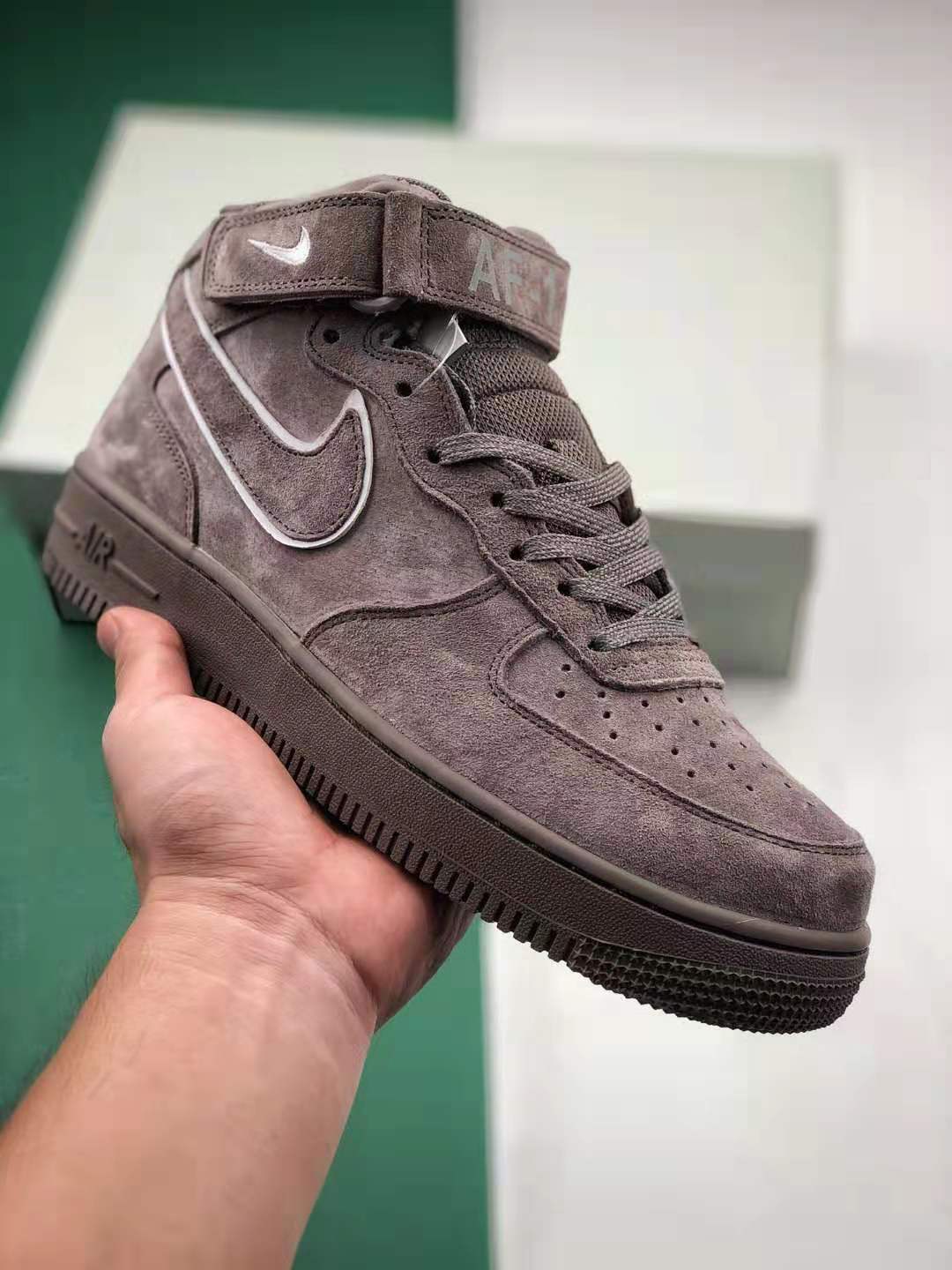 Nike Air Force 1 High '07 LV8 Suede Atmosphere Grey AA1118-003 | Premium Sneakers
