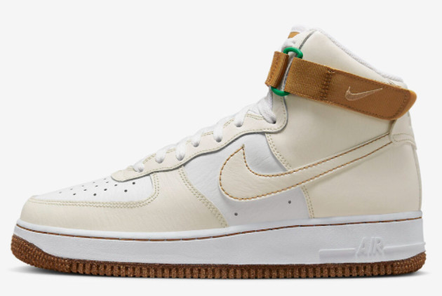 Nike Air Force 1 High 'Inspected By Swoosh' | Phantom/White-Gold DX4980-001