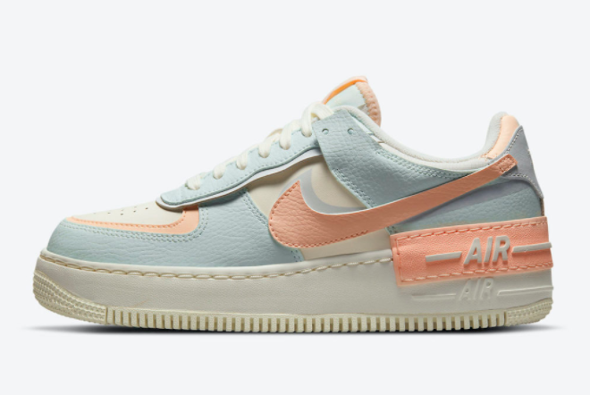 Women's Nike AF1 Shadow Sail/Barely Green-Crimson Tint | CU8591-104