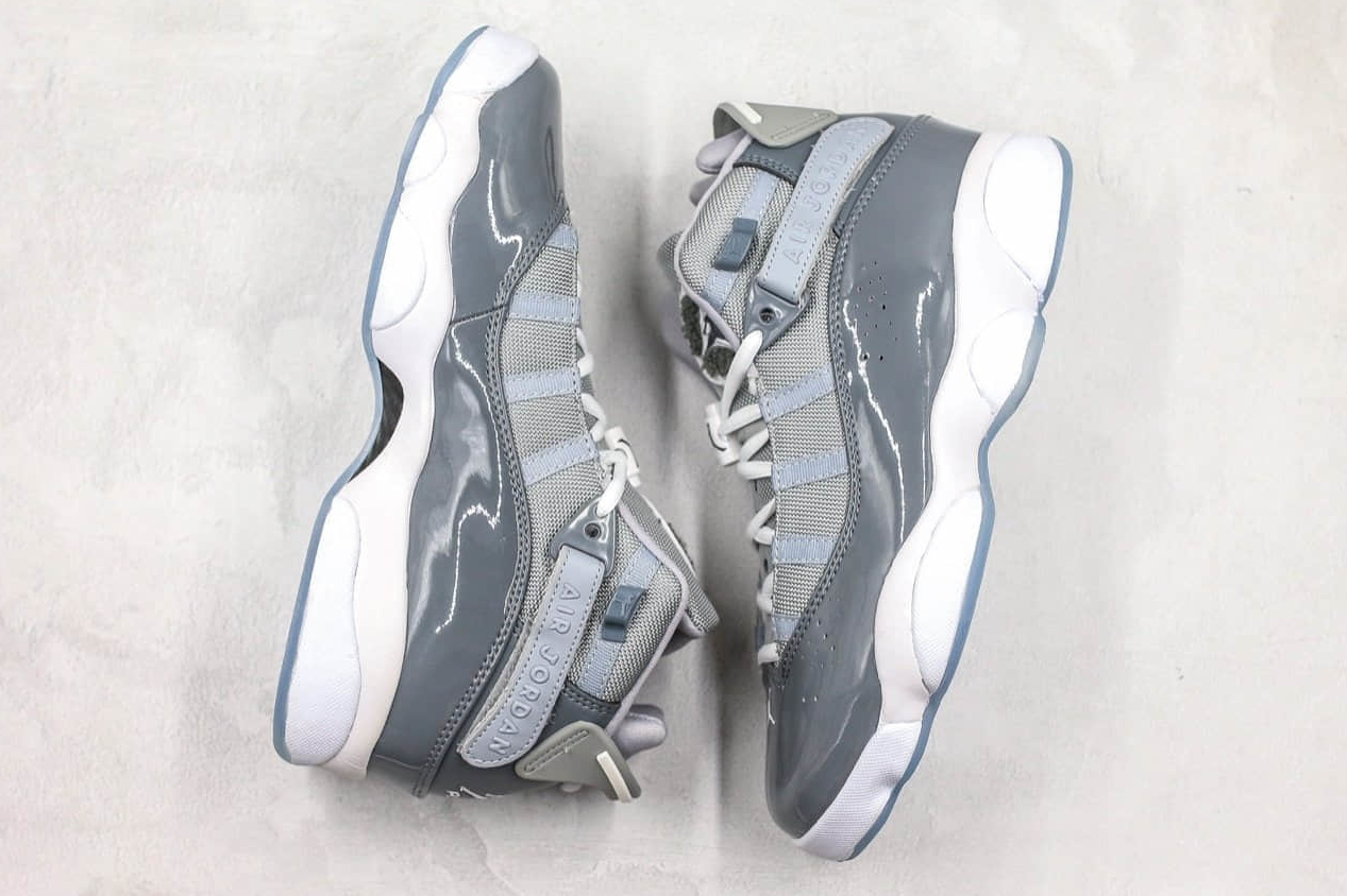 Nike Jordan 6 Rings 'Cool Grey White' 322992-015 - Trendy and Sleek Footwear for Every Sneakerhead