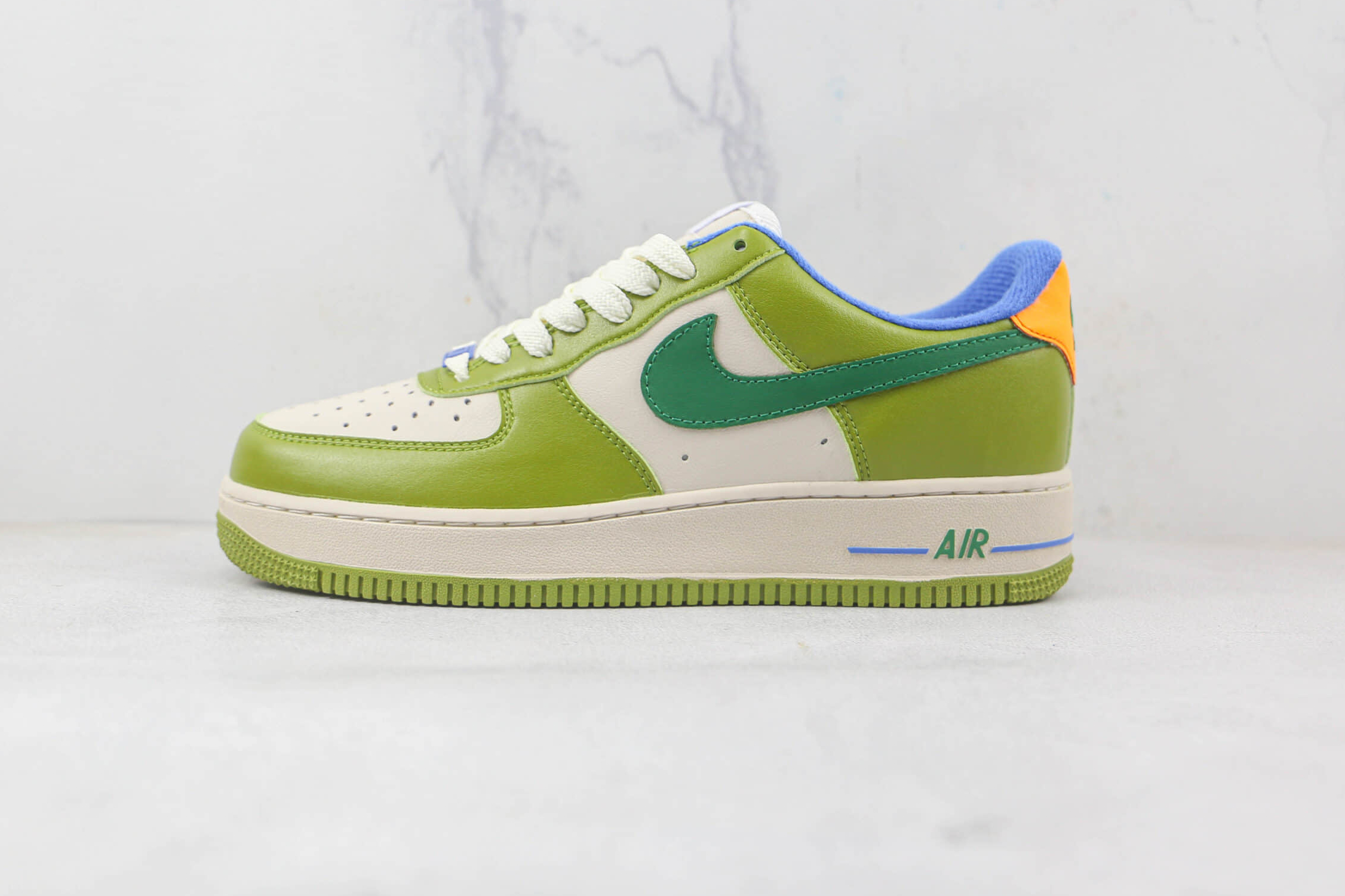 Nike Air Force 1 07 Low Avocado Green Blue Yellow DB2812-001 - Stylish and Colorful Sneakers