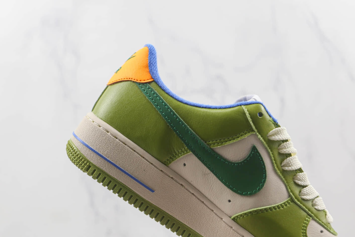 Nike Air Force 1 07 Low Avocado Green Blue Yellow DB2812-001 - Stylish and Colorful Sneakers