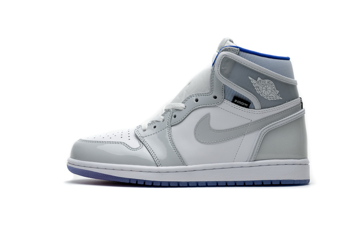 Air Jordan 1 High Zoom 'Racer Blue' CK6637-104 - Unveiling the Iconic Sneaker's Trendy and Vibrant Design!