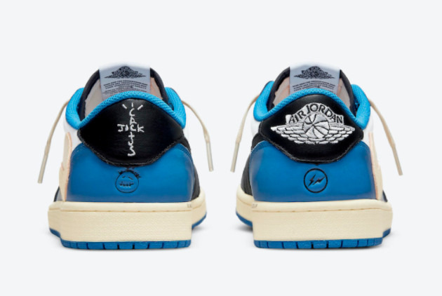 Travis Scott x Fragment Air Jordan 1 Low OG Military Blue - Limited Edition Collaboration