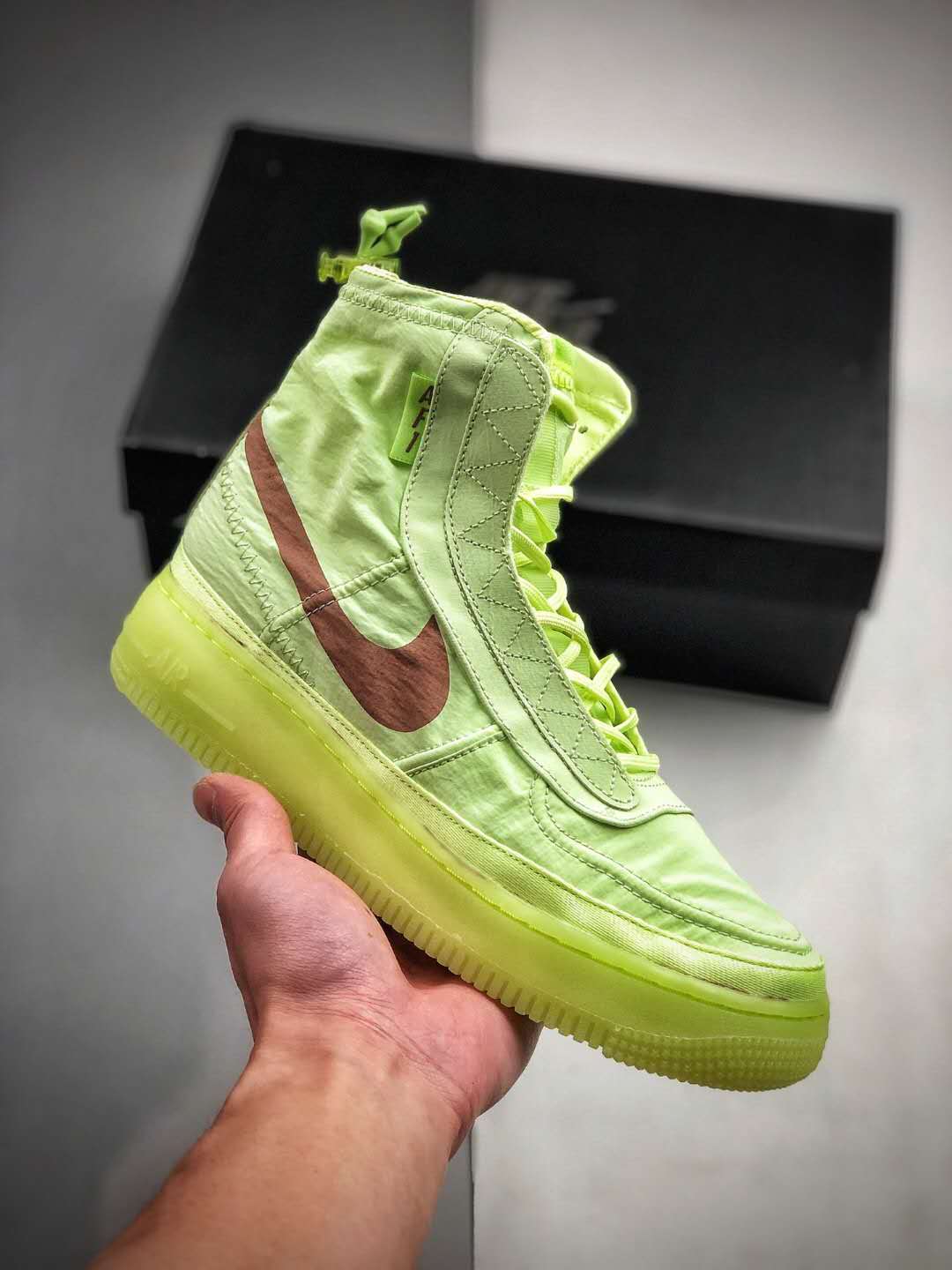 Nike Air Force 1 High Shell Volt BQ6096-700 | Iconic Style and Vibrant Design | Shop Now
