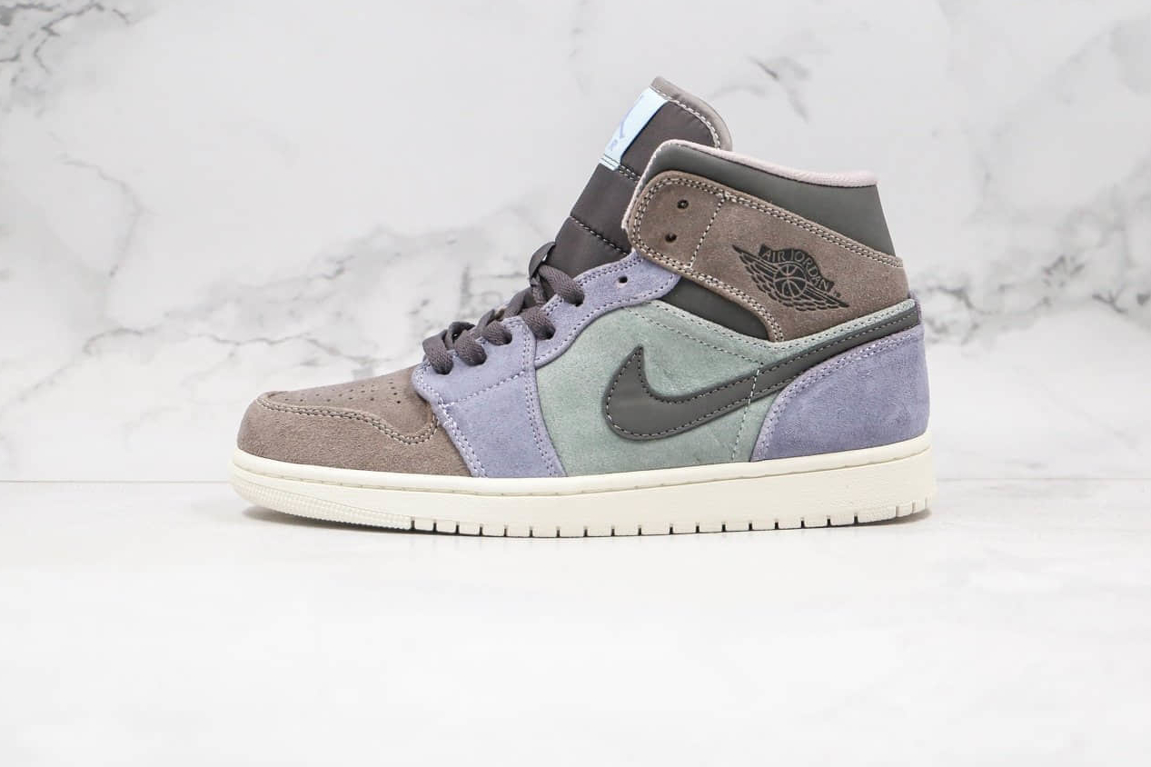 Air Jordan 1 Mid 'Suede Patch' 852542-203 - Authentic Style Icon for Sneaker Enthusiasts