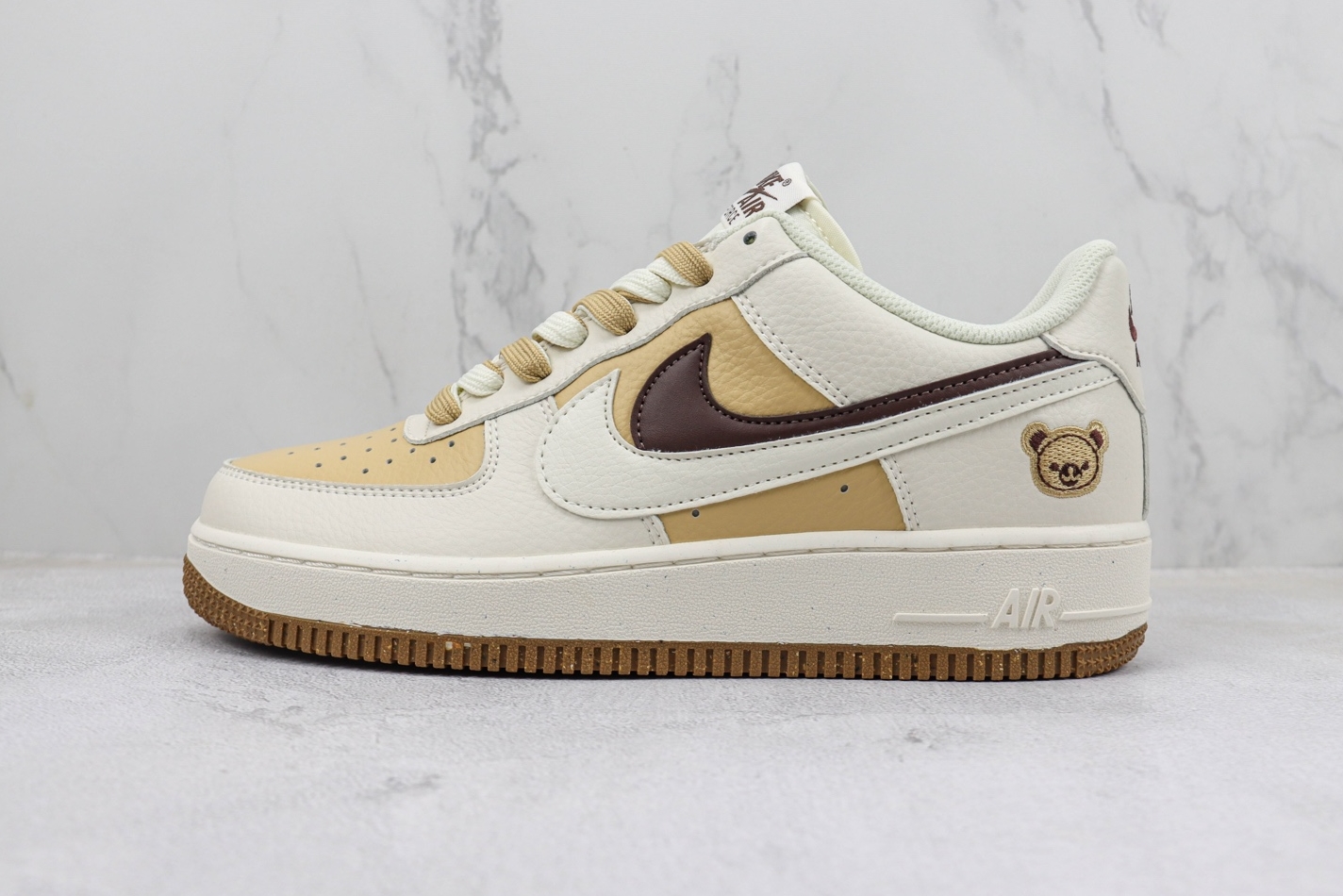 Nike Air Force 1 07 Low Rice White Brown Yellow CC2569-011 – Shop Now!