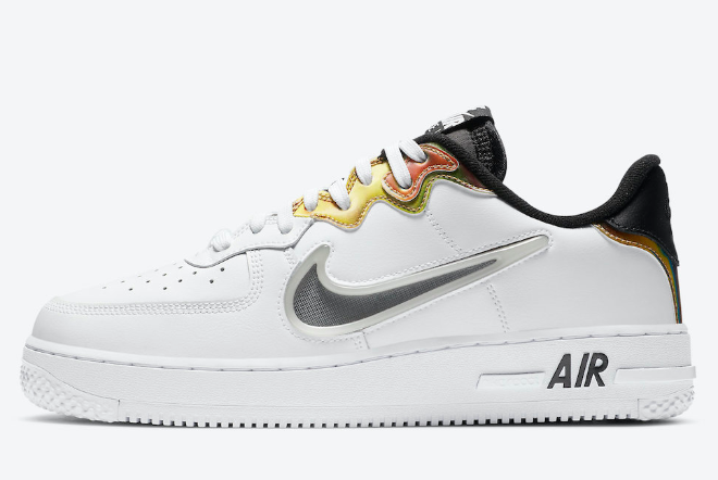 Nike Air Force 1 React White/Glow-Black-Multi-color - CN9838-100 Latest Release