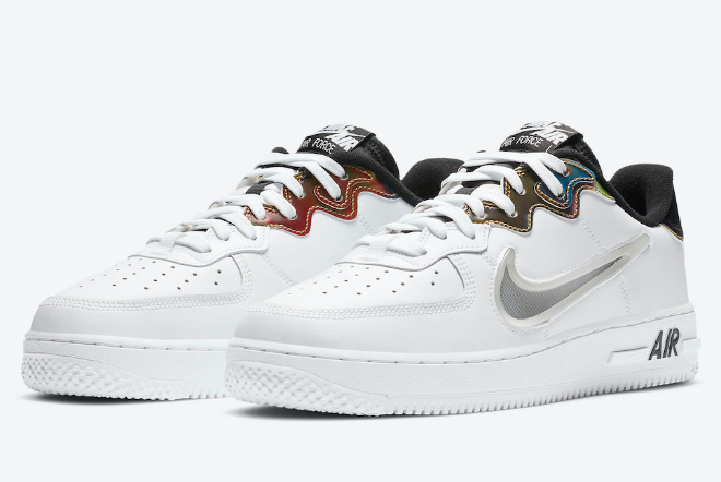 Nike Air Force 1 React White/Glow-Black-Multi-color - CN9838-100 Latest Release