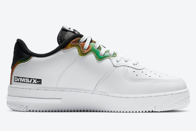 Nike Air Force 1 React White/Glow-Black-Multi-color - CN9838-100 Latest Release