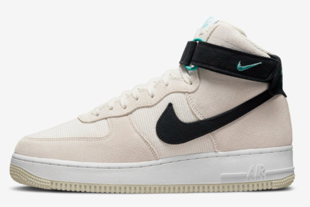 Nike Air Force 1 High Cream Canvas Suede DH7566-100 - Stylish and Versatile Sneakers