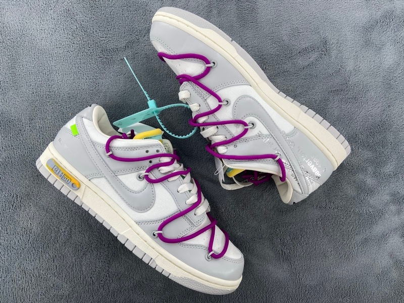 Nike Off-White X Dunk Low 'Lot 21 Of 50' DM1602-100 - Limited Edition Collaboration