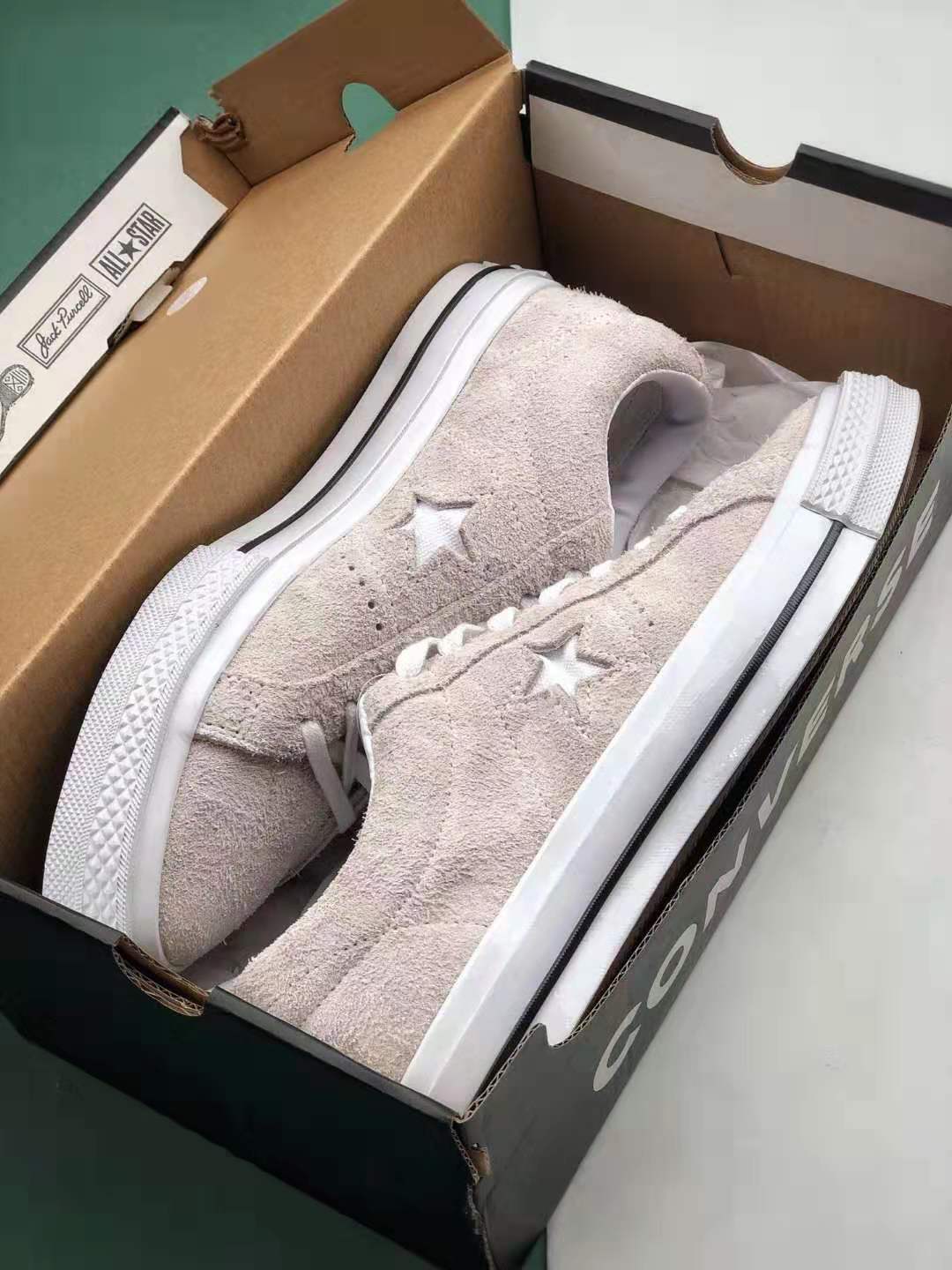 Converse One Star Low Vintage Suede 'White' 161577C - Classic Style with a Retro Twist
