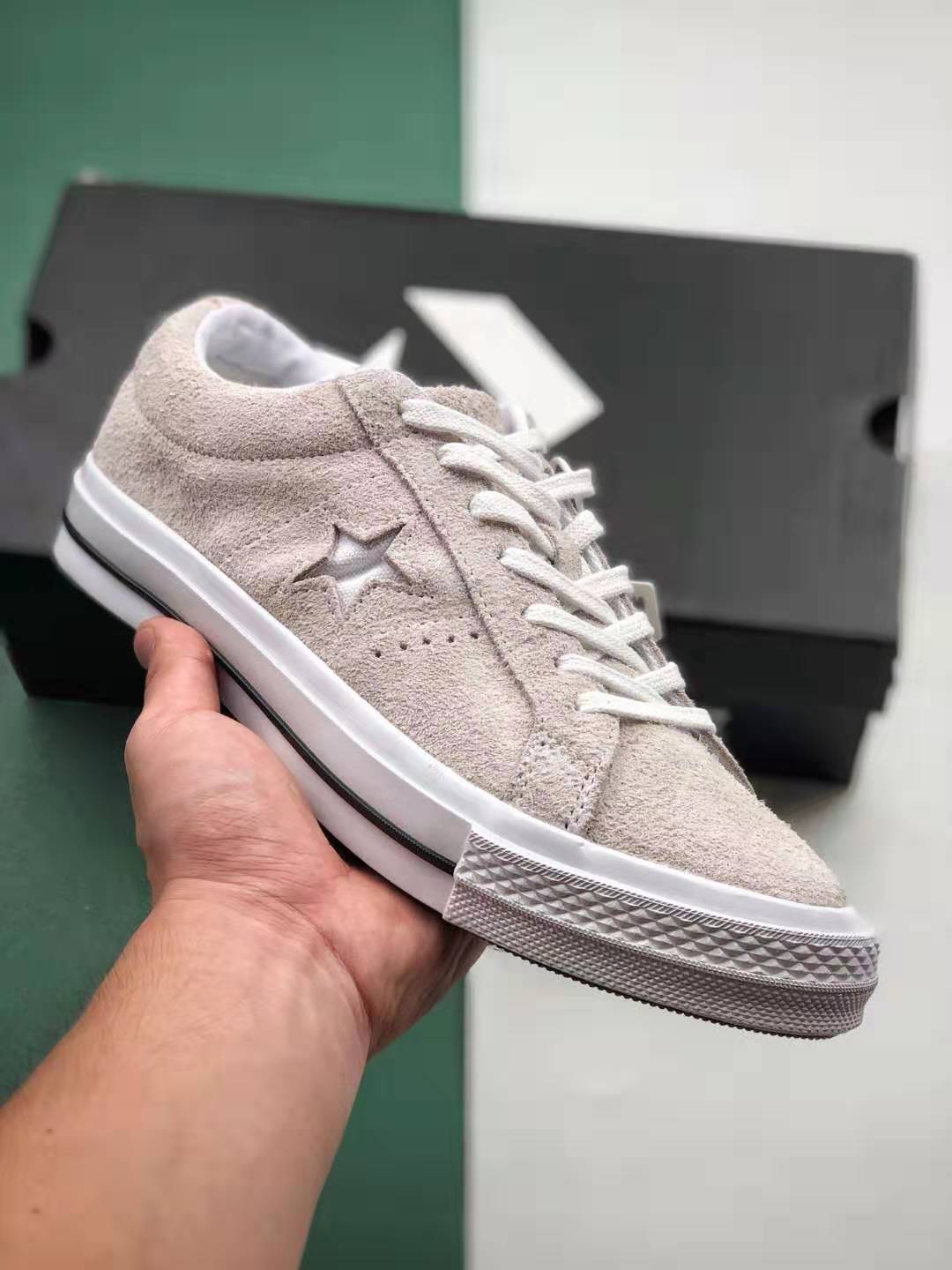Converse One Star Low Vintage Suede 'White' 161577C - Classic Style with a Retro Twist