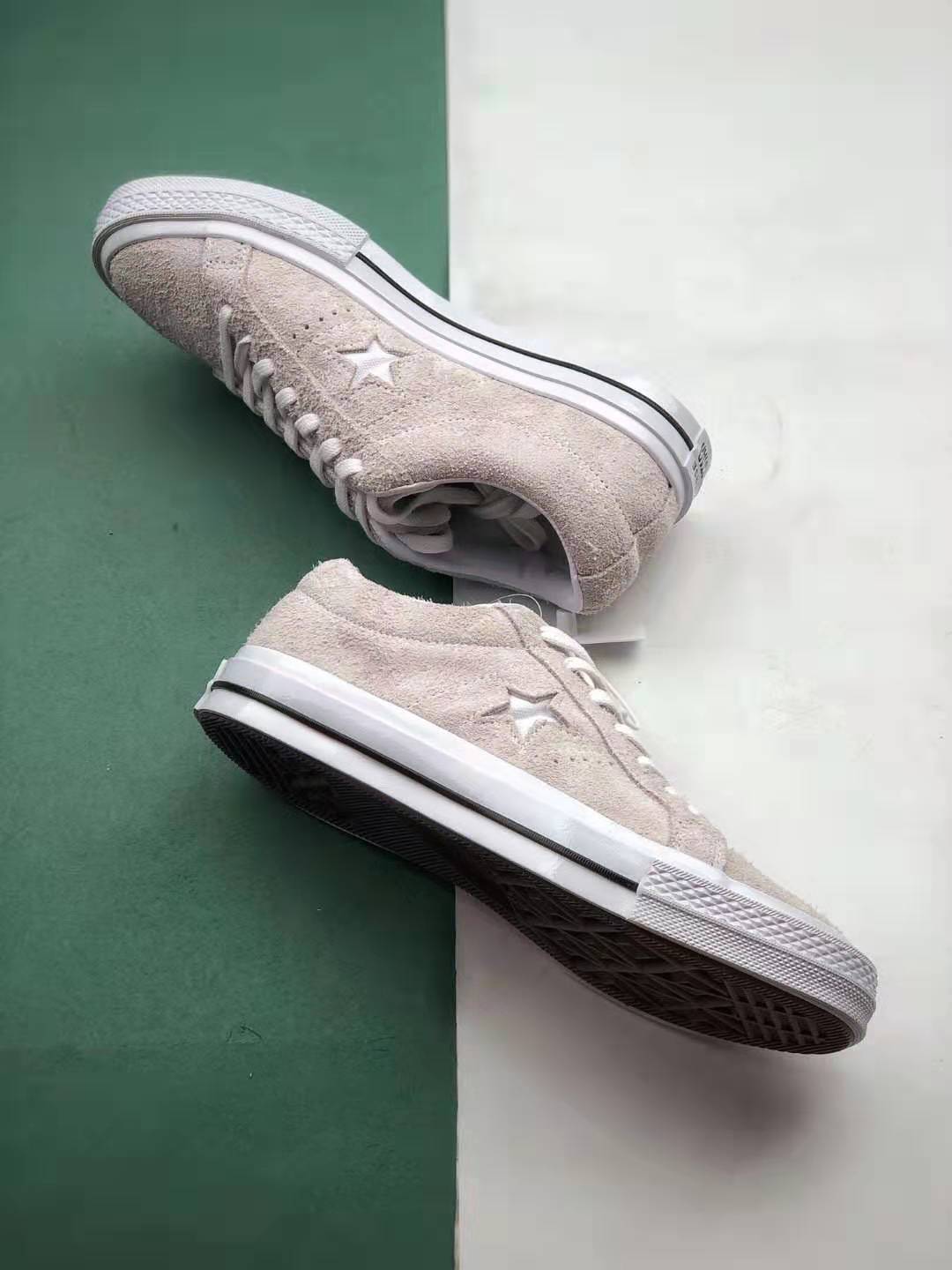 Converse One Star Low Vintage Suede 'White' 161577C - Classic Style with a Retro Twist