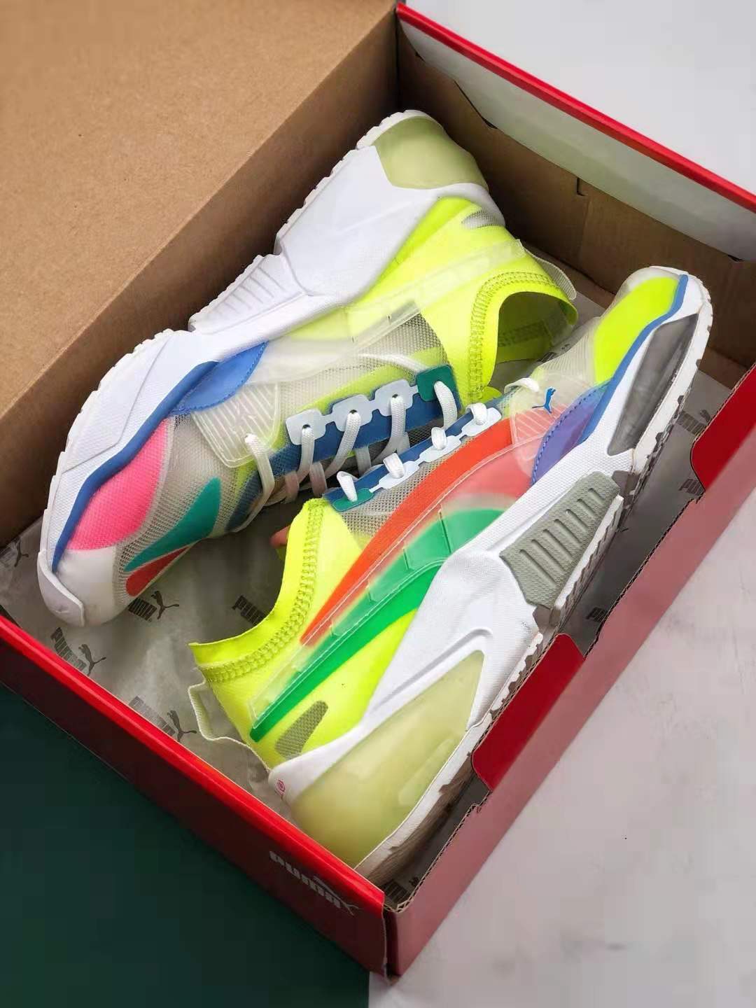 Puma LQDCELL Optic Sheer 'Multicolor' 192560-01 | Lightweight Sneakers for All-Day Comfort