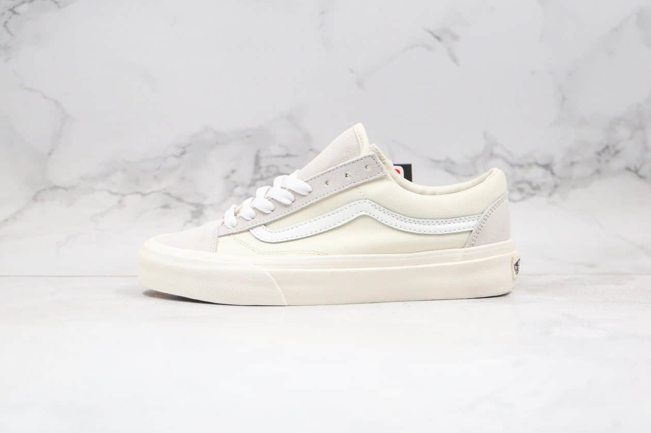 Vans Style 36 Vintage Sport 'White Blanc De Blanc' VN0A3DZ3VTB - Classic Retro Sneakers