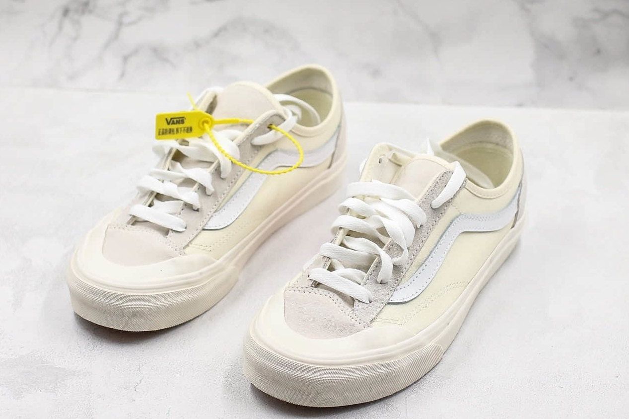 VANS STYLE 36 VINTAGE SPORT Classic White - Versatile Retro Sneakers