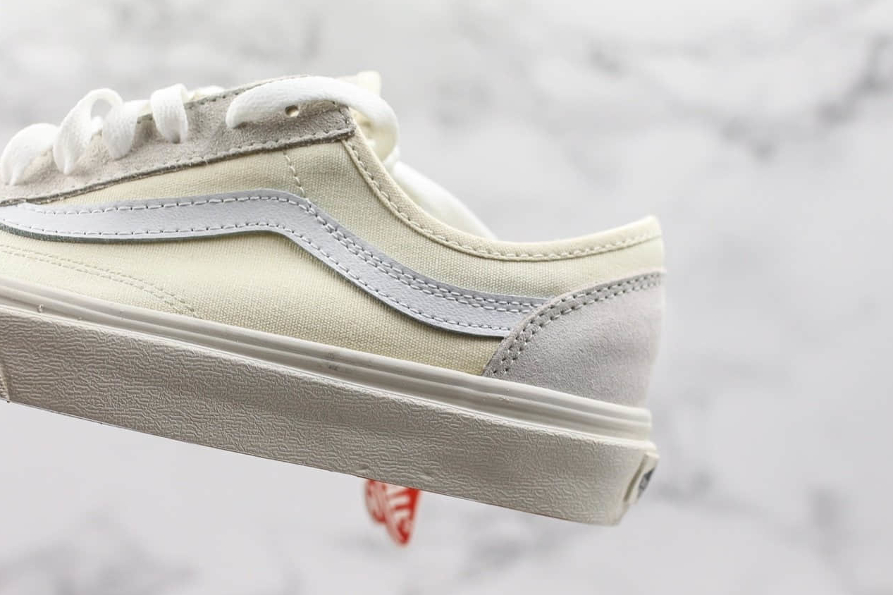 VANS STYLE 36 VINTAGE SPORT Classic White - Versatile Retro Sneakers