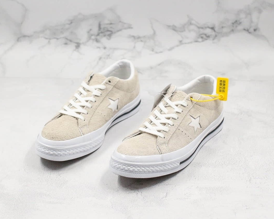 Converse One Star Ox Vintage White 161577C - Classic White Sneakers