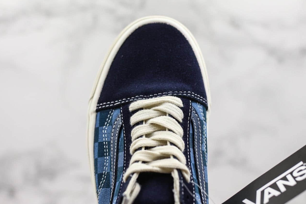 Vans Old Skool LX OG Blue Checkerboard Shoes | Authentic Classic Design