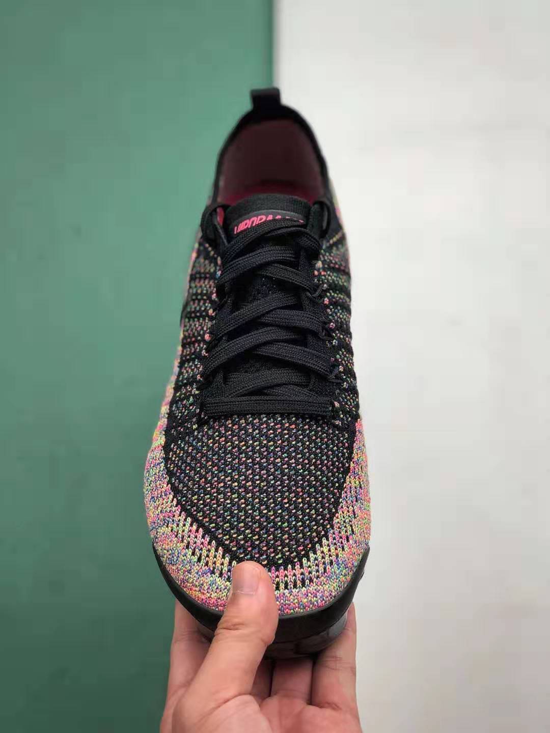 Nike Air VaporMax Flyknit 2 'Black Multi-Color' 942842-017 - Breathable and Stylish Footwear | Limited Stock