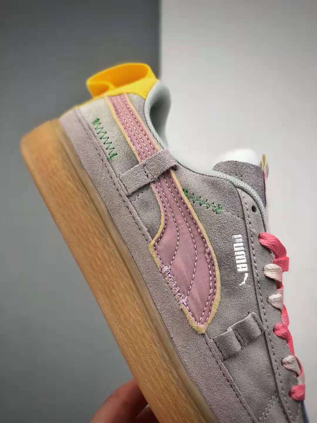 PUMA KidSuper Studios x Suede Vintage 'Lupine' 380513-01: Retro Style with a Creative Twist!