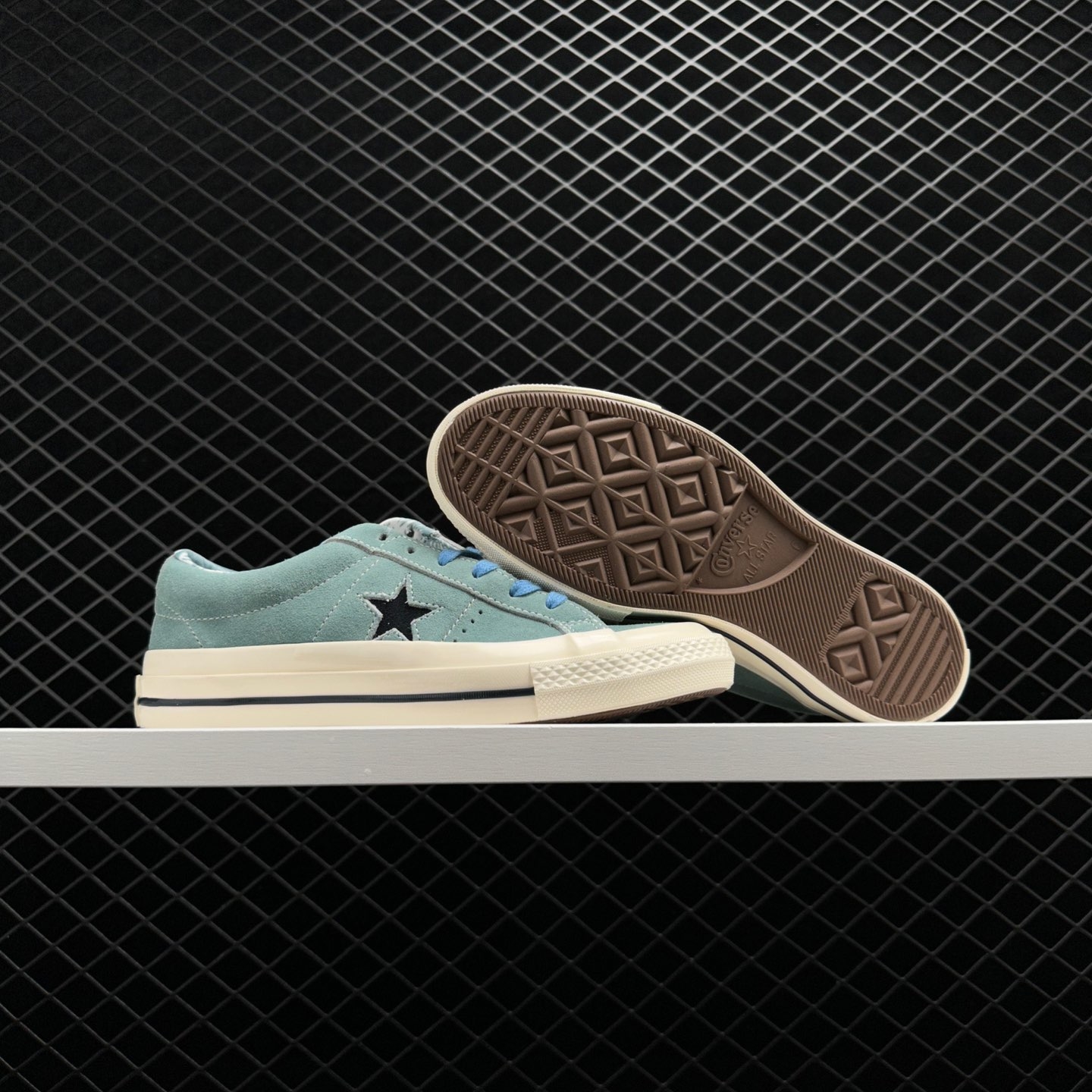 Converse One Star Pro Vintage Suede Low 'Tidepool Grey' A04157C - Stylish & Classic Sneakers