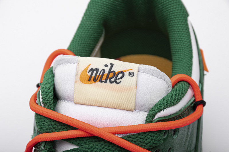 Nike OFF-WHITE X Dunk Low 'Pine Green' CT0856-100 - Stylish Collaboration Sneakers